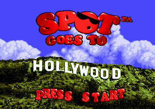 Spot goes to Hollywood Title Screen